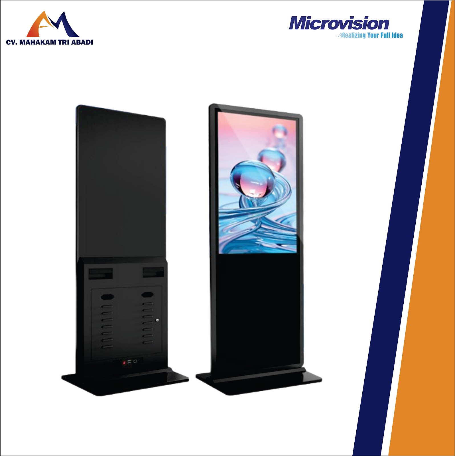 Kiosk Signage Microvision MV-M49SK-AT | CV MAHAKAM TRI ABADI | Produk ...